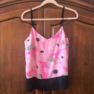 French Connection Tropical Pink Floral Tank